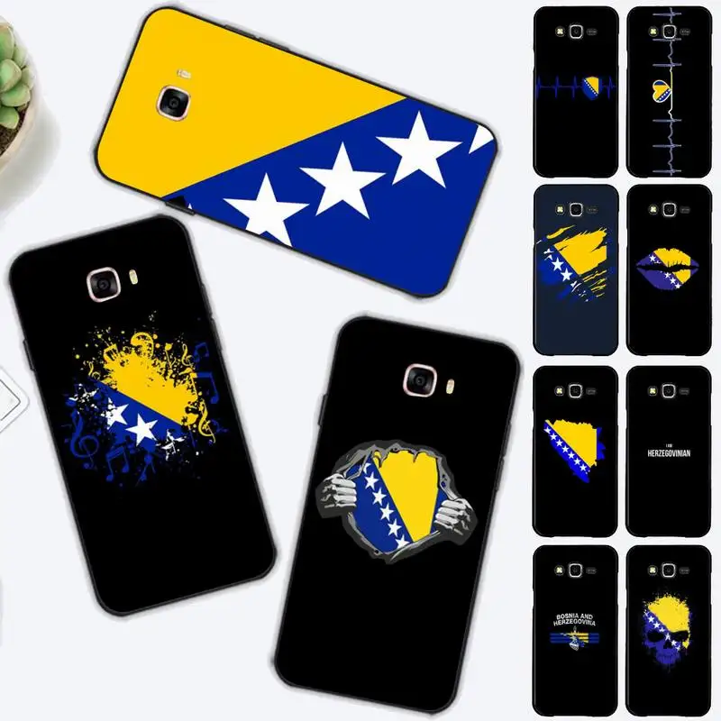 

TOPLBPCS Bosnia and Herzegovina flag Phone Case for Samsung J 2 3 4 5 6 7 8 prime plus 2018 2017 2016 core