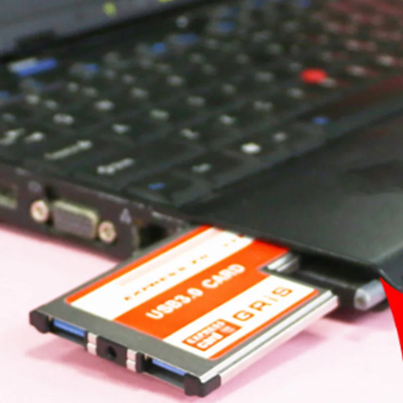 54 мм сетевая карта USB 3 0 PCMCIA на 2 портный Dual Порты скорость передачи данных до 5