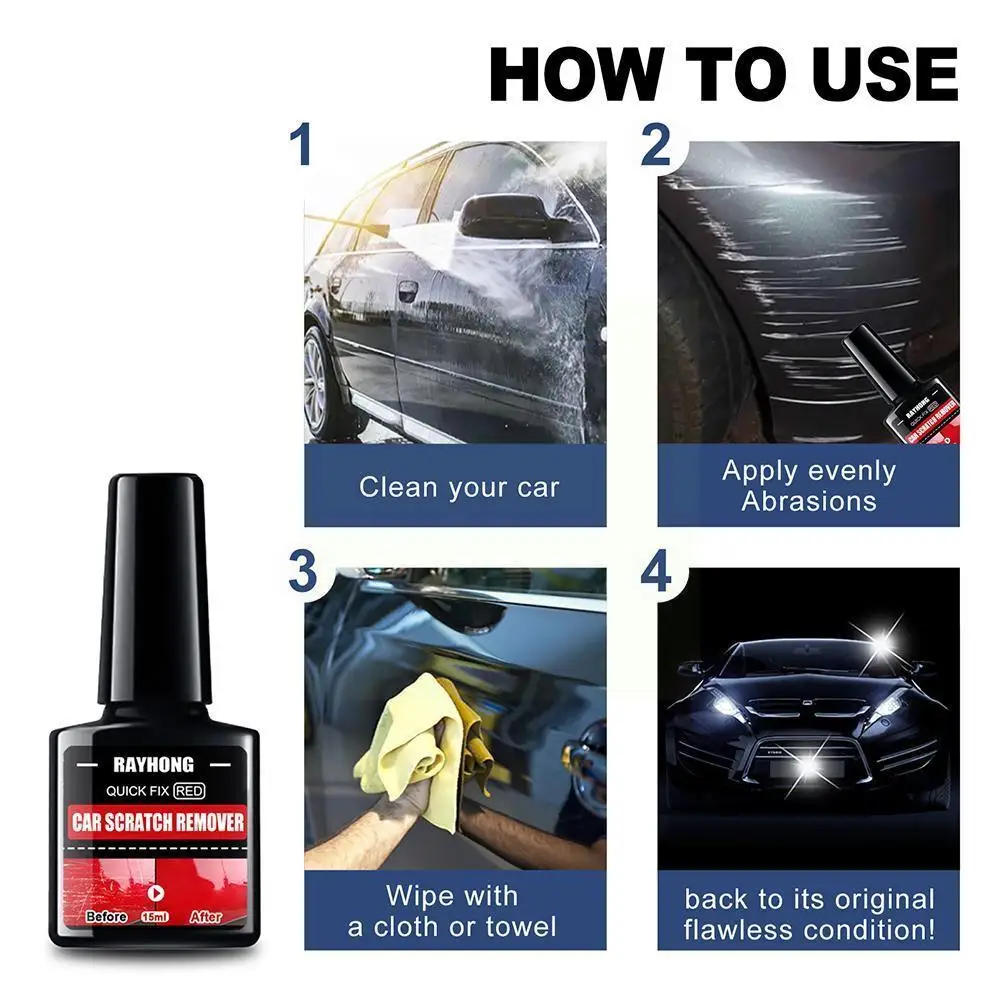 

Car Scratch Repair Cream Universal Car Scratch Repair Remover Grinding Cleaner Body Paint Polishing Compound Paste Auto A5T6