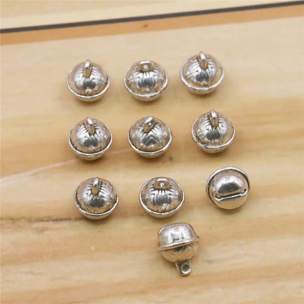10 шт сплав колокол подвеска фурнитура Аксессуары для фурнитуры Серебряная