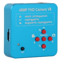 full hd 1080p 60fps 2k 4800w 48mp hdmi usb industrial electronic digital video microscope camera magnifier for phone pcb repair