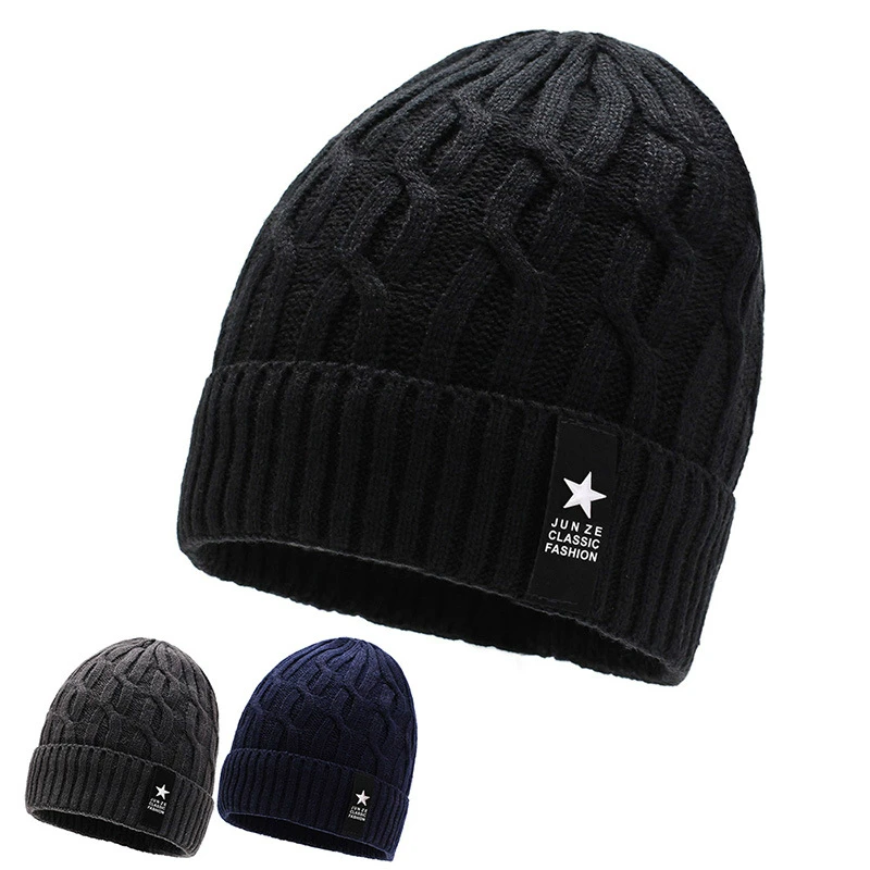 

2020 Мужская и женская зимняя шапка вязаная шапка теплая флисовые колпачки модные шапочки Мужская Женская кепка оптовая продажа шапки