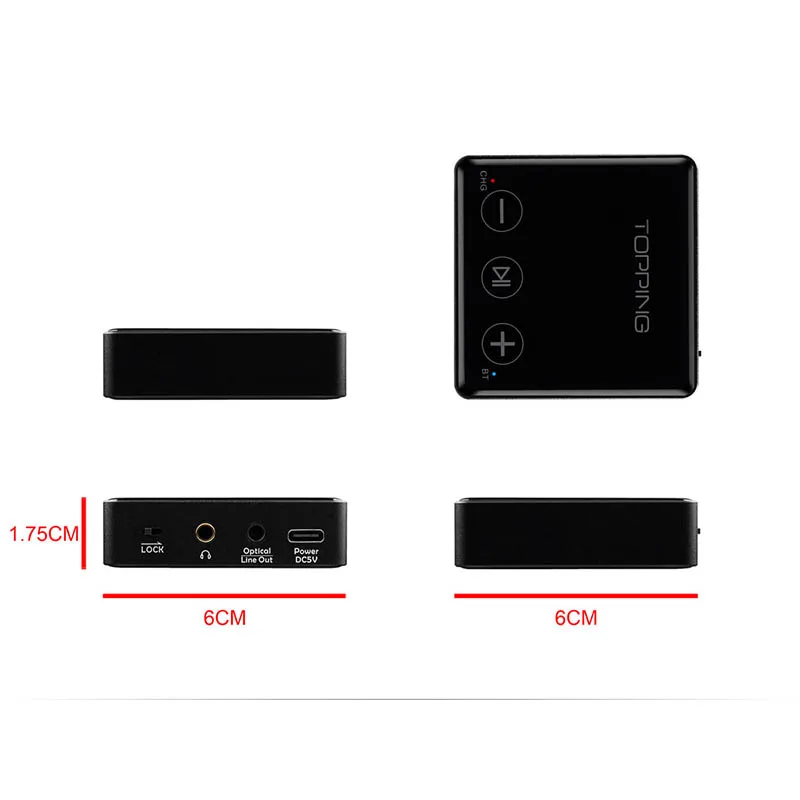 TOPPING BC3 LDAC приемник беспроводной Bluetooth ES9018Q2C CSR8675 24bit 96kHz SBC/AAC/APTX HD с