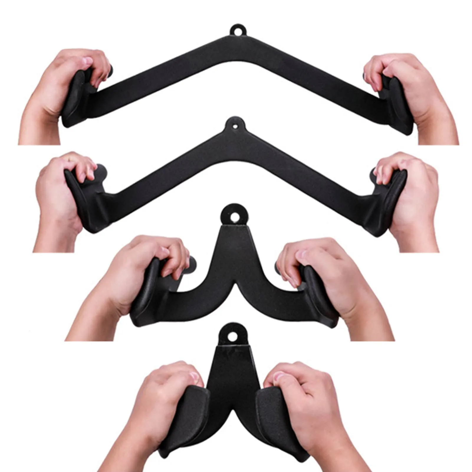 Fitness High Pull-down Handle Durable Non-slip Pull Back Pull Down Sitting Posture Rowing Low Pull To Grip Back Fitness Rowing