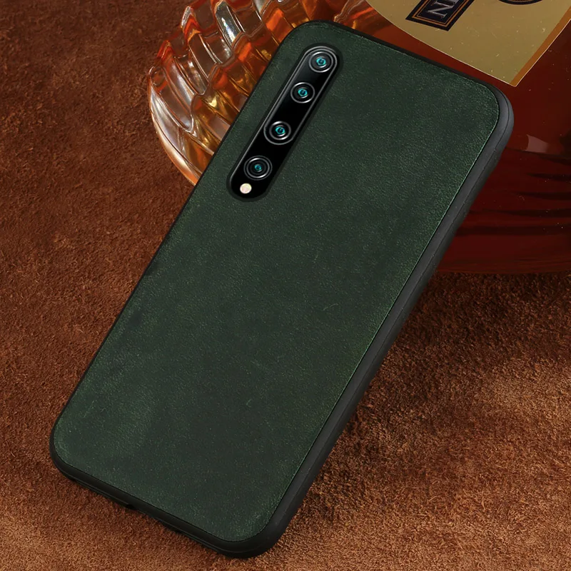 

Genuine Leather phone case For xiaomi mi 10 pro mi10 mi9 mi8 Max3 Mix3 cover for xiaomi Redmi Note 8T note 7 note 6 coque