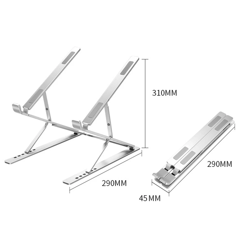 

Portable Laptop Holder for MacBook Air Pro Foldable Notebook Laptop Stand Cooling Bracket Riser Laptop Holder for PC Notebook