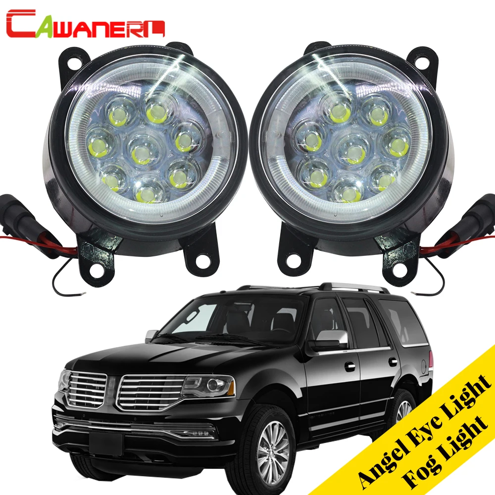 Cawanerl автомобильные аксессуары светодиодный туман светильник глаза ангела