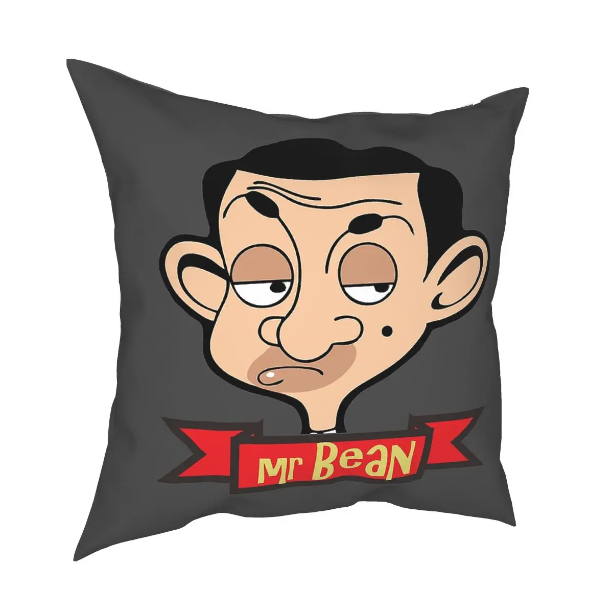 

Наволочка для подушки Mr Bean с принтом, декоративный чехол для дивана, Полиэстеровая двухсторонняя печать, идея для подарка