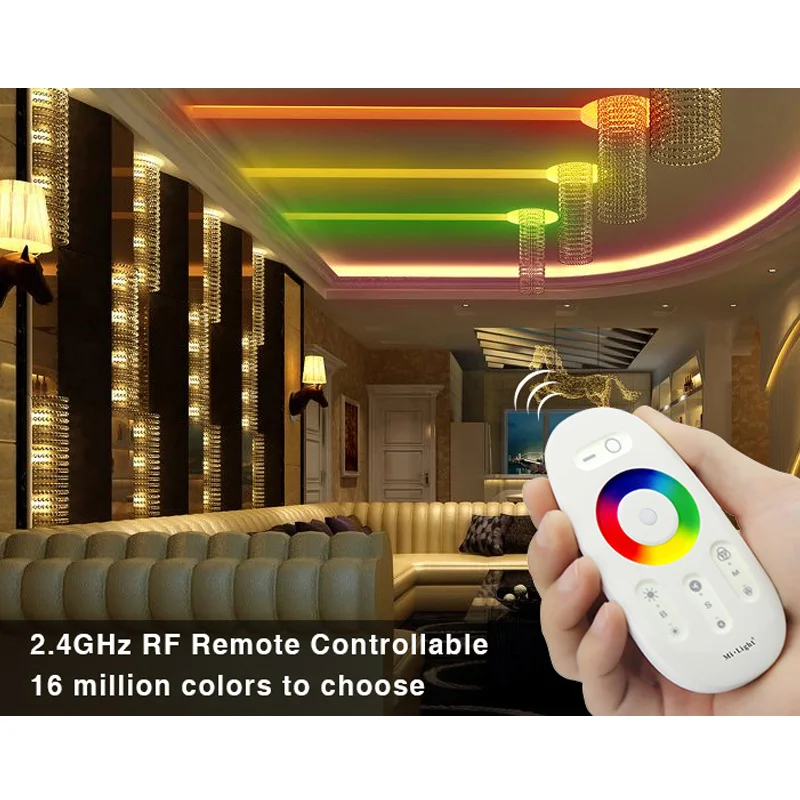 Беспроводная светодиодная RGB панель FUT025 2 4G с сенсорным экраном|led rgb controller|rgb