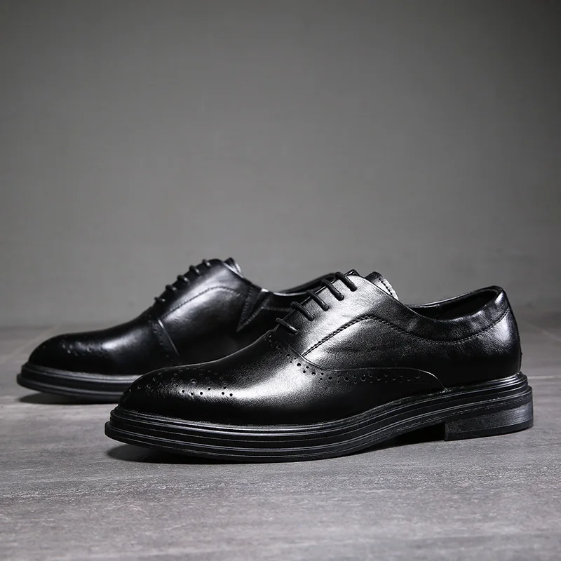 Туфли мужские классические кожа деловой стиль Повседневная|Туфли| |