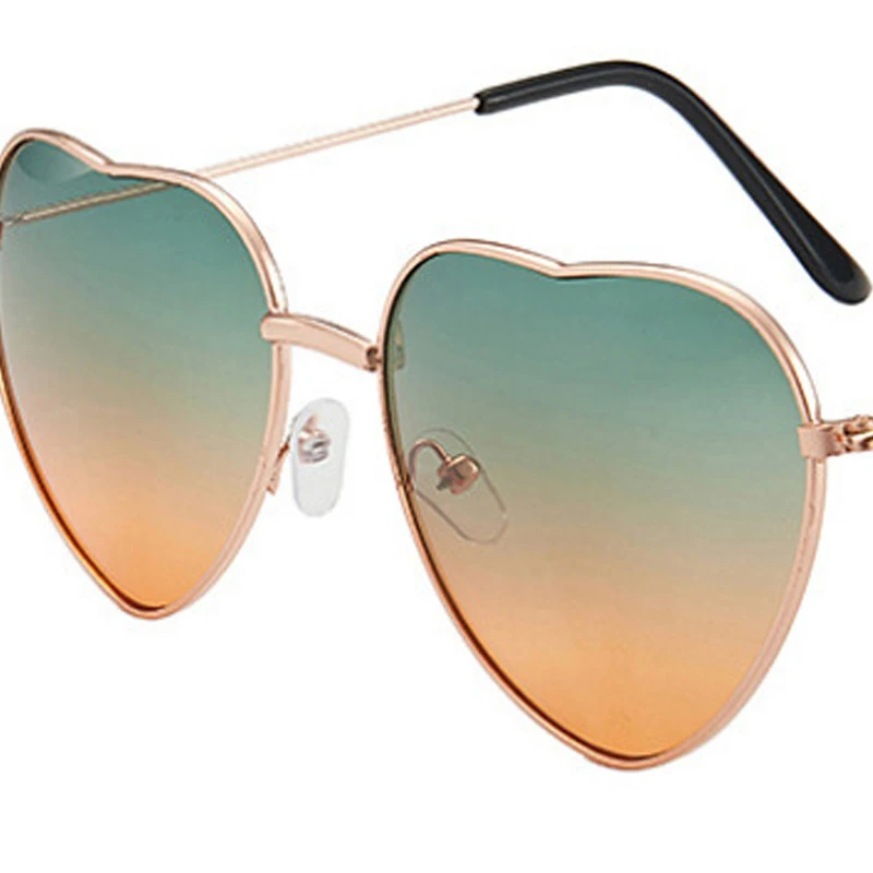 Модные солнцезащитные очки в форме сердца женские брендовые дизайнерские