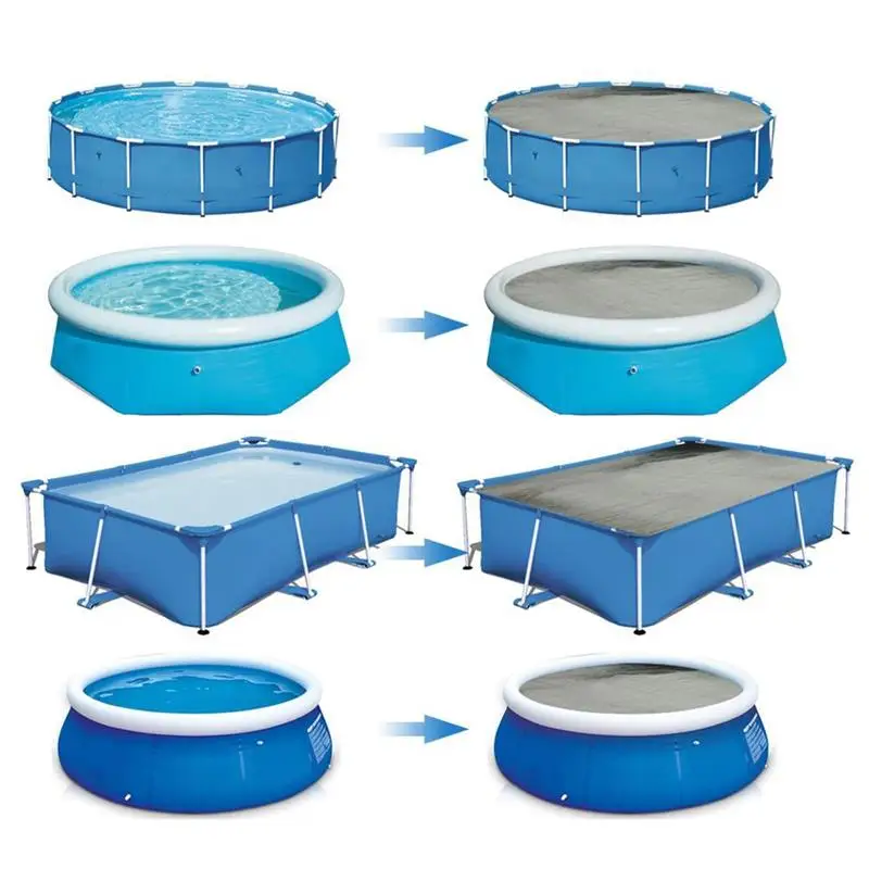 

Swimming Pool Heat Preservation Cover Heat Insulation Swim Pool Cover Thermal Insulation Pool Film Dustproof Swimming Pool