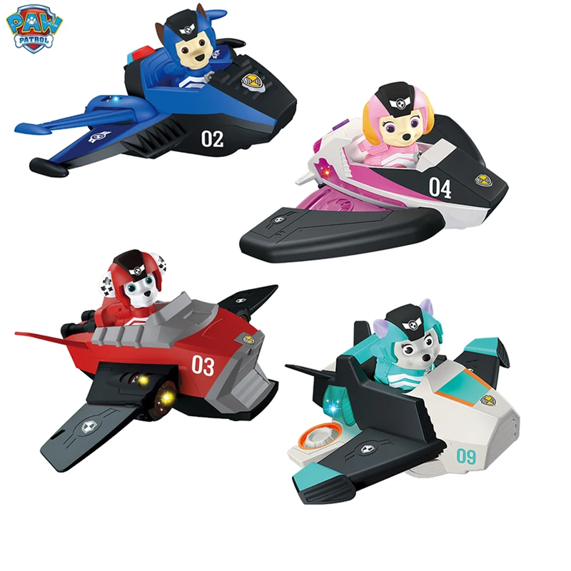 Щенячий патруль пси деформация парковка и автобус игрушка самолет щенок сборка