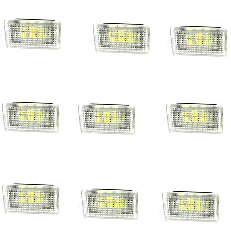 

9Pcs LED Light Bulbs Kit Trunk Frunk Light for Tesla Model 3 S X Ultra Bright Easy Plug Replacement LED Interior Lamp