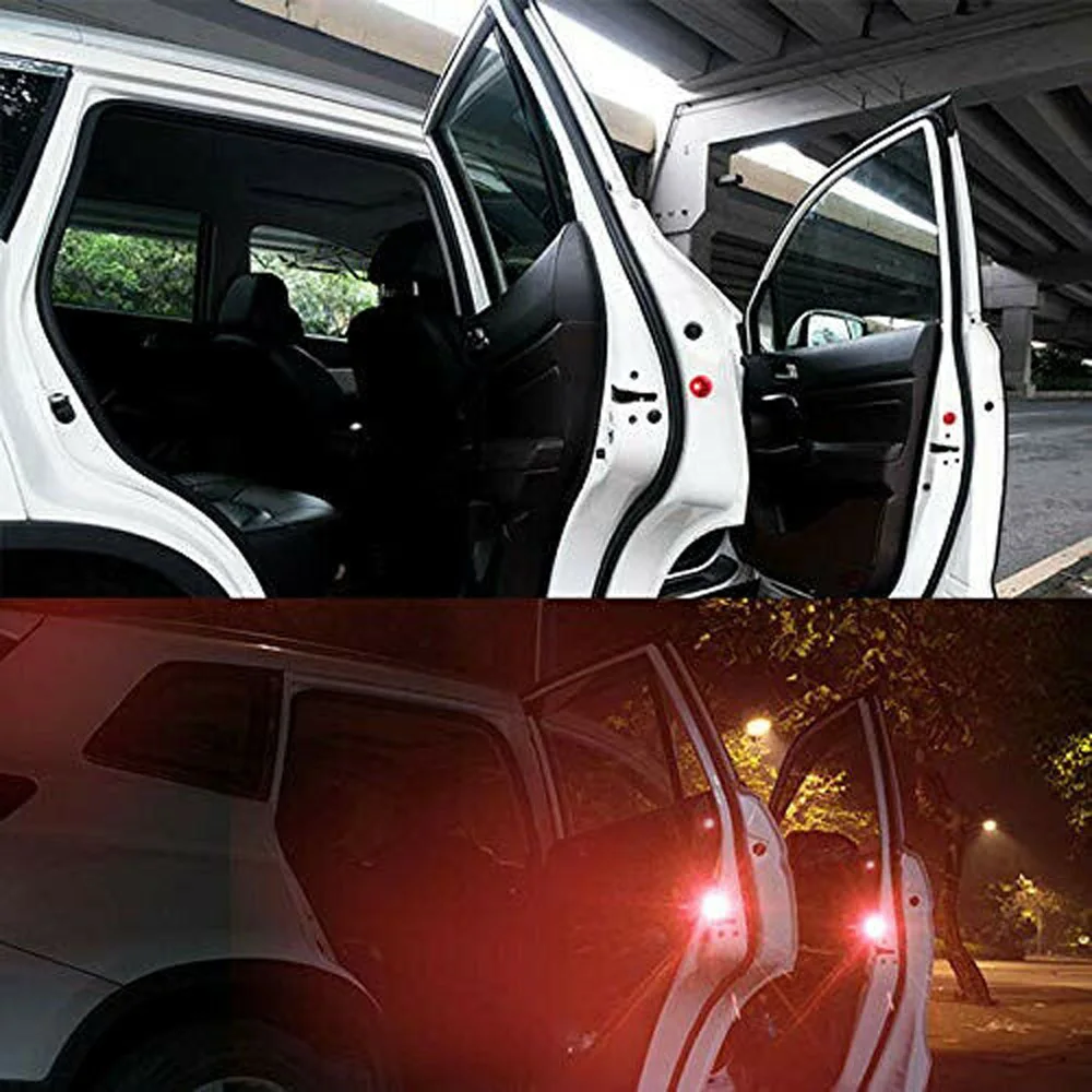

Strobe Car door Light 4pcs 5-LED Accessories Decor Safety Anti-collision