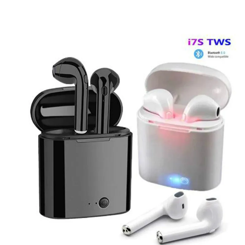 I7s Tws Bluetooth наушники Спортивные Беспроводные Наушники вкладыши с зарядными