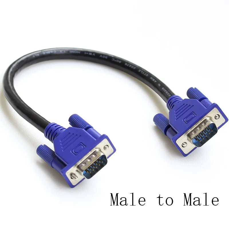 5 шт./11 8 &quot15Pin VGA RGB vga папа к женскому F/F M/F SVGA D-Sub HD15 монитор Мужской мужскому M/M