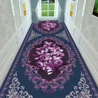 national style flower living room carpets and rugs long hallway corridor area rug non slip bedroom kitchen rug carpet door mat