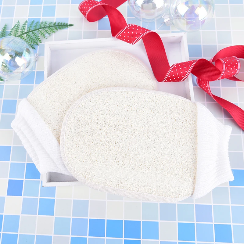 

1Pc Washing Gloves Shower Thicken Bath Magic Peeling Glove Exfoliating Tan Removal Loofah Interior Fibrous Shower Bath Tools