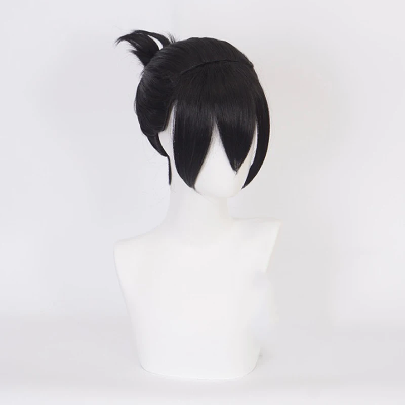 Anime One Punch Man Speed O Sound Sonic Cosplay Wigs Black Heat Resistant Synthetic Hair Wig + Cap | Тематическая одежда и