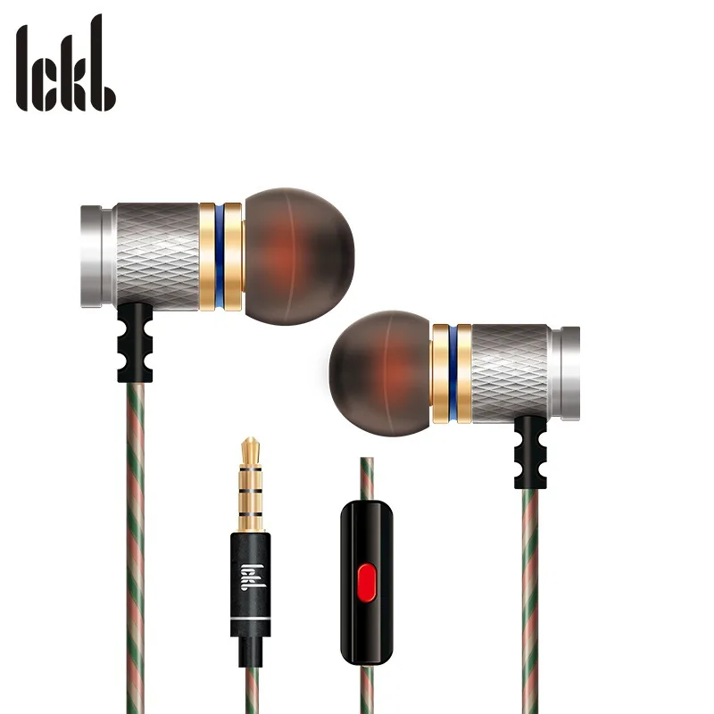 Внутриканальные наушники с шумоподавлением ickb sl350 Hi-Fi сабвуфером и затычками для