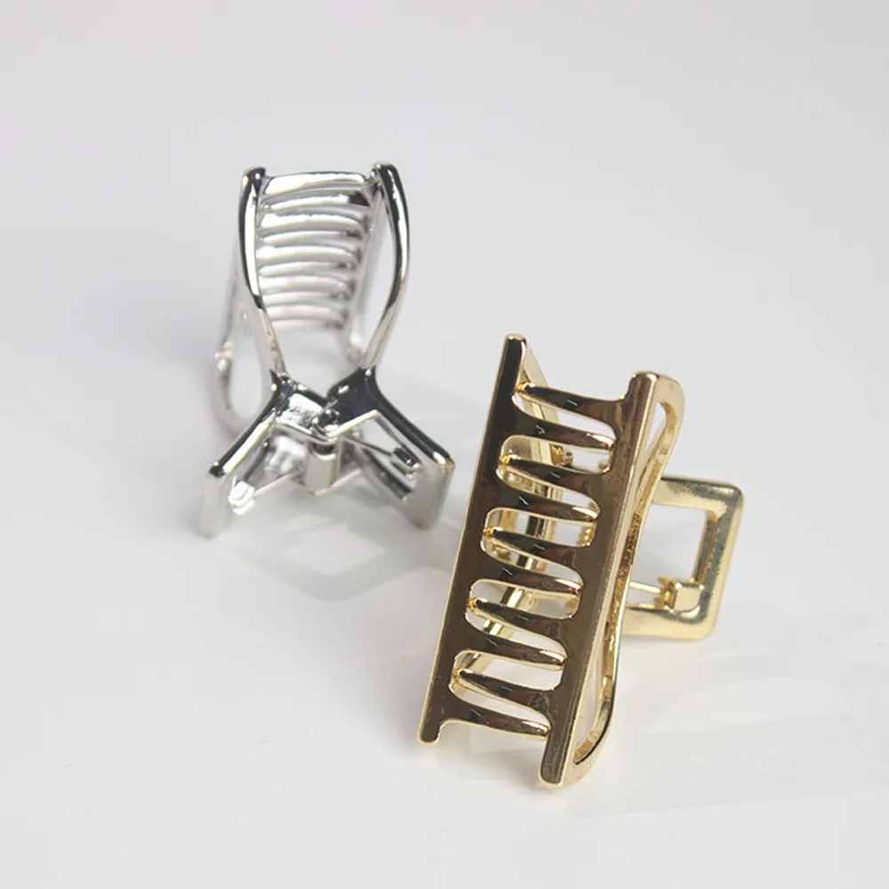 Заколка-краб для волос женская однотонная Геометрическая в форме Луны - купить по