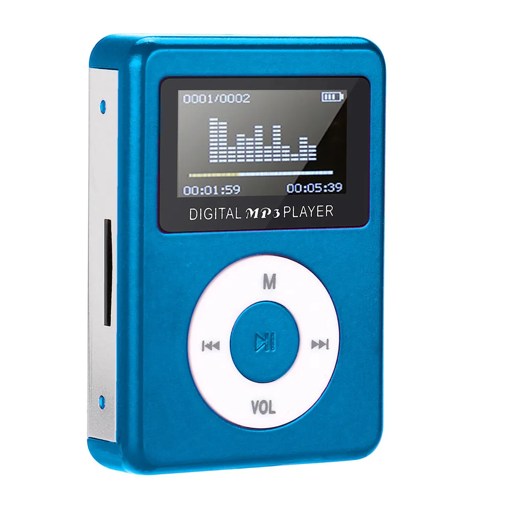 Mp3 музыкальный плеер мини Usb клип проигрыватель ЖК Экран Музыка Спорт Walkman