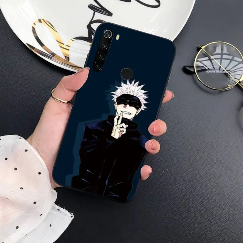 

Anime Cartoon Jujutsu Kaisen Satoru Phone Case For Xiaomi Redmi 7 8 9t a3Pro 9se k20 mi8 max3 lite 9 note 9s 10 pro