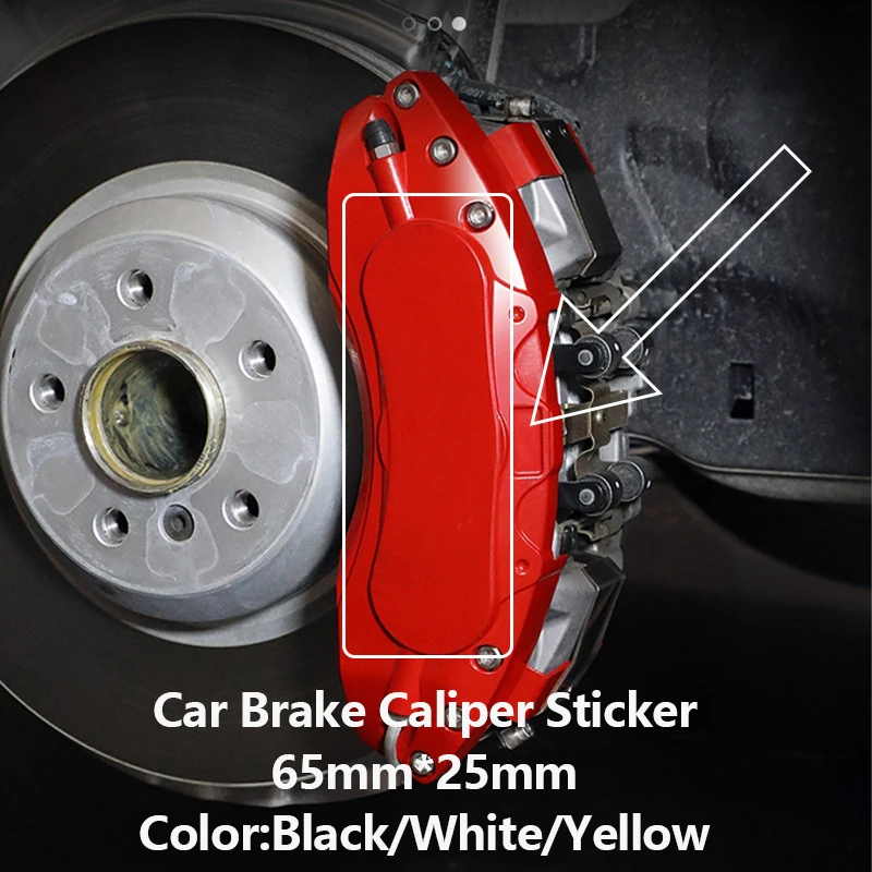 2 шт. наклейки на тормозной суппорт для BMW X1 X3 X5 X6 E30 E90 M3 E84 E83 F25 E91 E60 F15 F16 E70 F30 F10