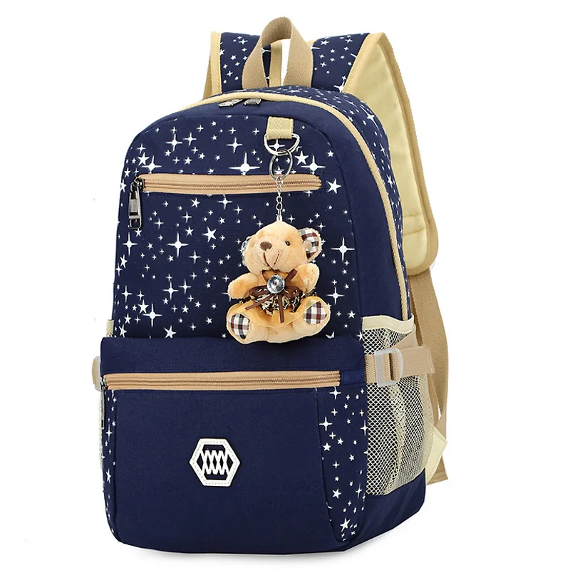 Новый Модный женский рюкзак высококачественные холщовые рюкзаки детские