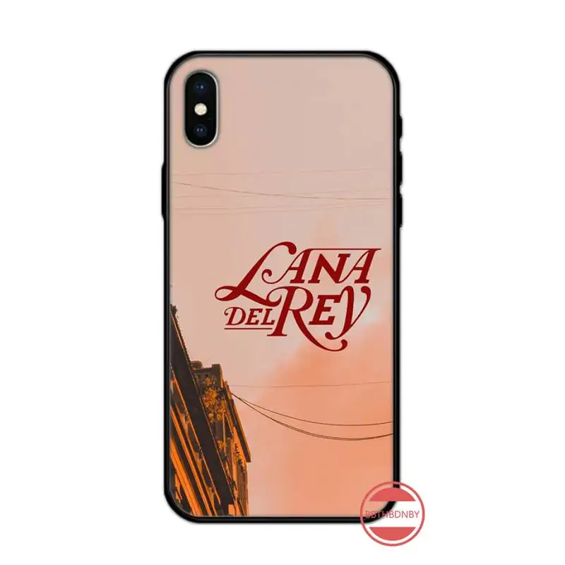 

Lana Del Rey sexy model singer Phone Case for iPhone 11 12 pro XS MAX 8 7 6 6S Plus X 5S SE 2020 XR high quality Anti-fall capa