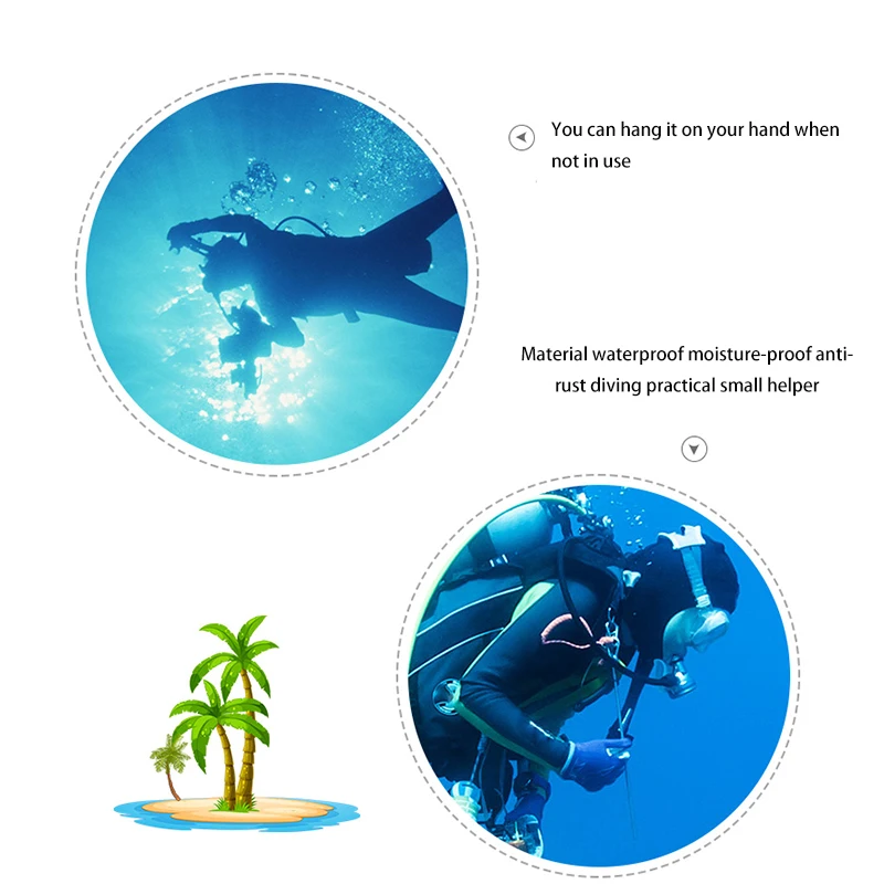 Удочка из алюминиевого сплава для подводного плавания разделительная палка с