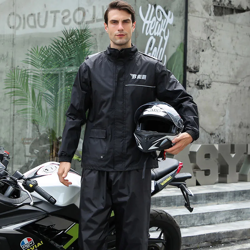Модный водонепроницаемый мужской дождевик для езды на велосипеде пешего туризма