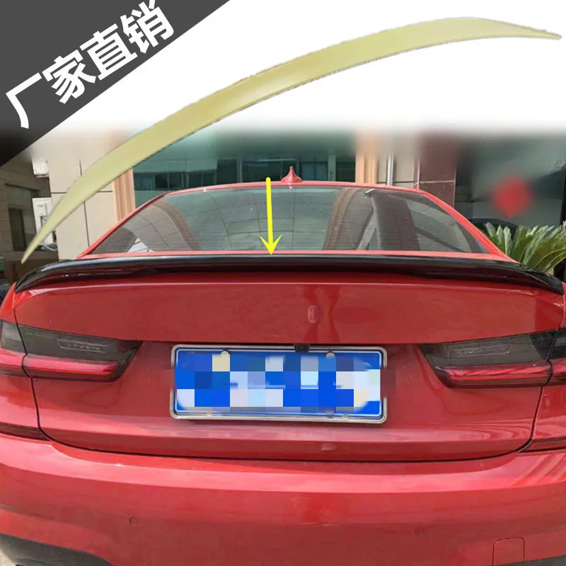 

Задний спойлер Неокрашенный из АБС-пластика для BMW 3 серии G20 высокого качества 2020 крышка багажника Стайлинг автомобиля