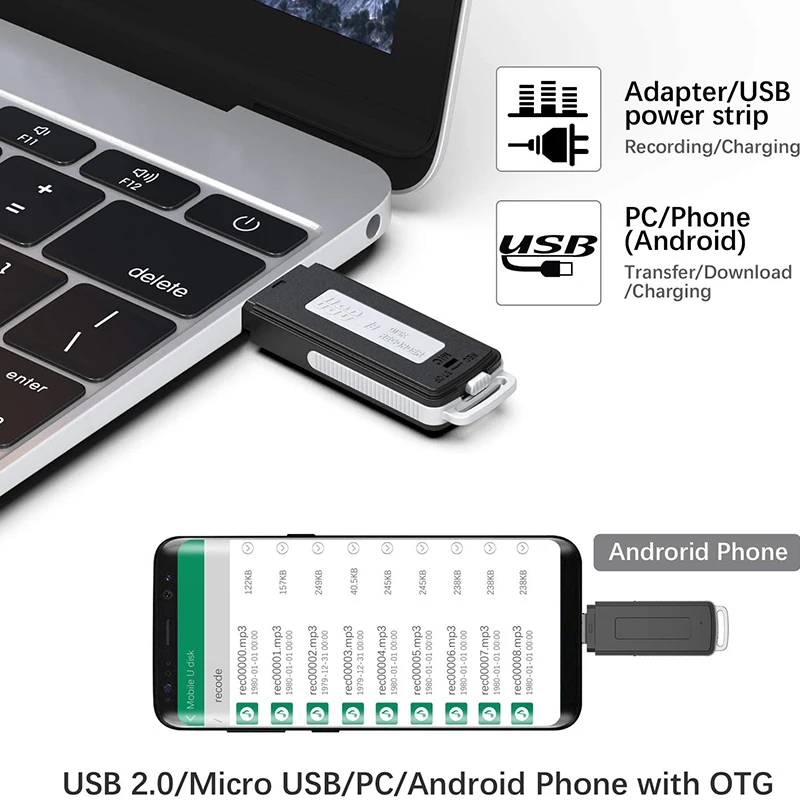 Диктофон USB 16 ГБ мини-диктофон o для лекций встреч карманный диктофон интервью |