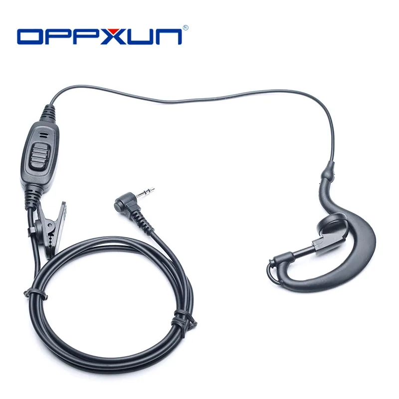

OPPXUN 1 Pin 2,5 мм Ptt Mic гарнитура для HYT Hytera Motorola Walkie Talkie двухсторонняя радиосвязь TC310 TC320 T6200 T6210 T6220