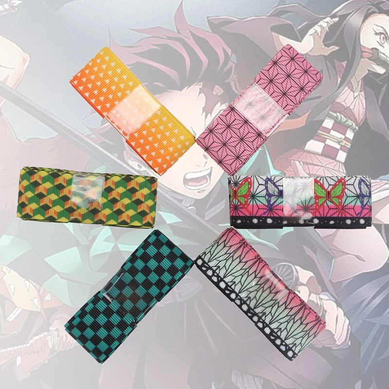

6pcs Demon Slayer Webbing Handmade DIY Material Christmas For Sewing Dress Decoration Dot Xmas Accessories Ethnic Ribbon