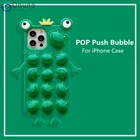 Милый 3D-чехол с пузырьками для iPhone 12, 11 Pro Max, 6, 7, 8 Plus, X, XR, XS Max