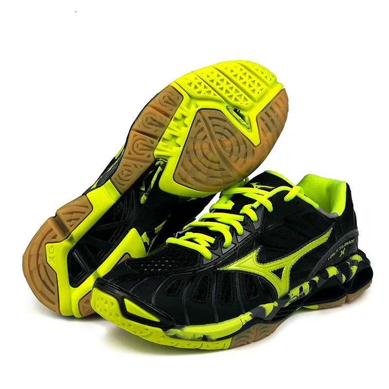 Натуральная обувь Mizuno для волейбола с молнией мужская и женская спортивная
