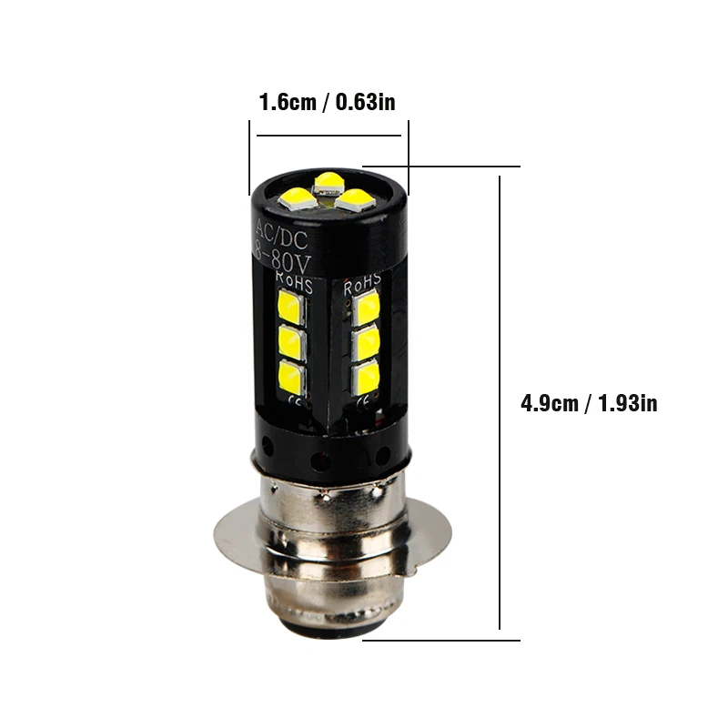 P15D OKEEN 1 шт. H4 H7 светодиодный лампы для передних фар 15SMD 3030 Противотуманные фары Дневные Фары свет супер яркий светодиодный авто лампы H11 9005 9006 H8 H9 12В противотуманная фара - Цвет: P15D