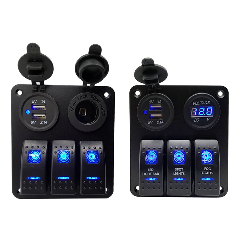 Двойной USB зарядное устройство гнездо адаптер для автомобиля Караван Мотоцикл