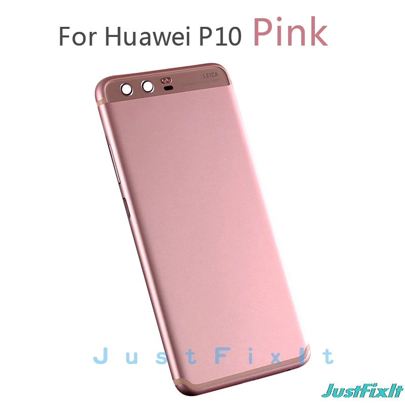 Розовый Замена Батарея Крышка для huawei P10 VTR-L09 VTR-AL00 VTR-L29 VTR-TL00 Батарея женские босоножки с закрытой пяткой Корпус задняя дверь Чехол - Цвет: Розовый