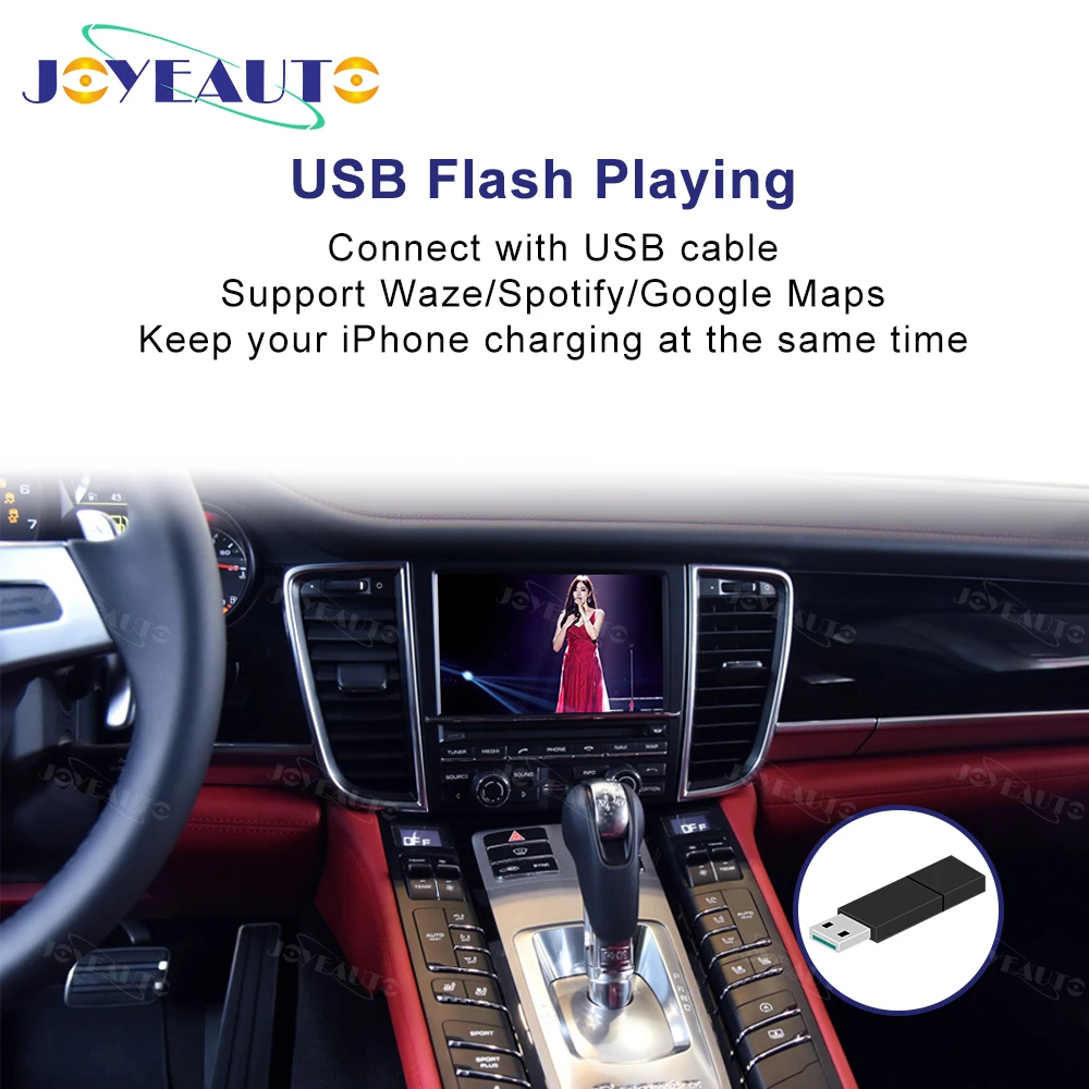 Joyeauto Wifi Wireless Apple CarPlay for Porsche Cayenne Macan 911 PCM3.1 Car play Adapter Android Auto Mirroring For Panamera