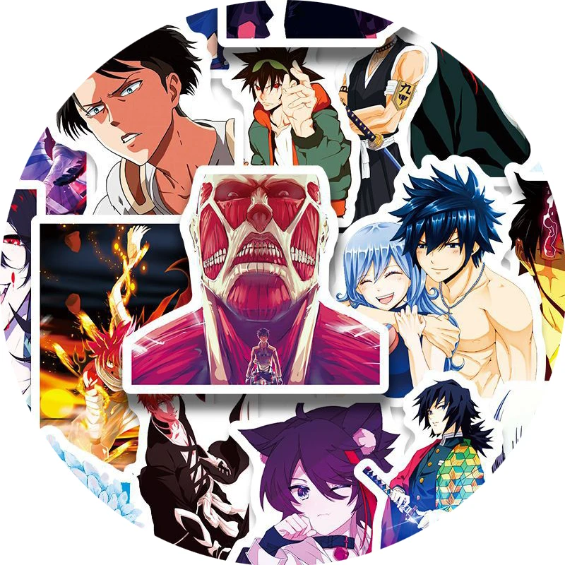 

10/30/50PCS Anime Comics Cartoon Stickers Graffiti Car Guitar Motorcycle Luggage Phone Suitcase DIY Classic Toy Decal for Kid