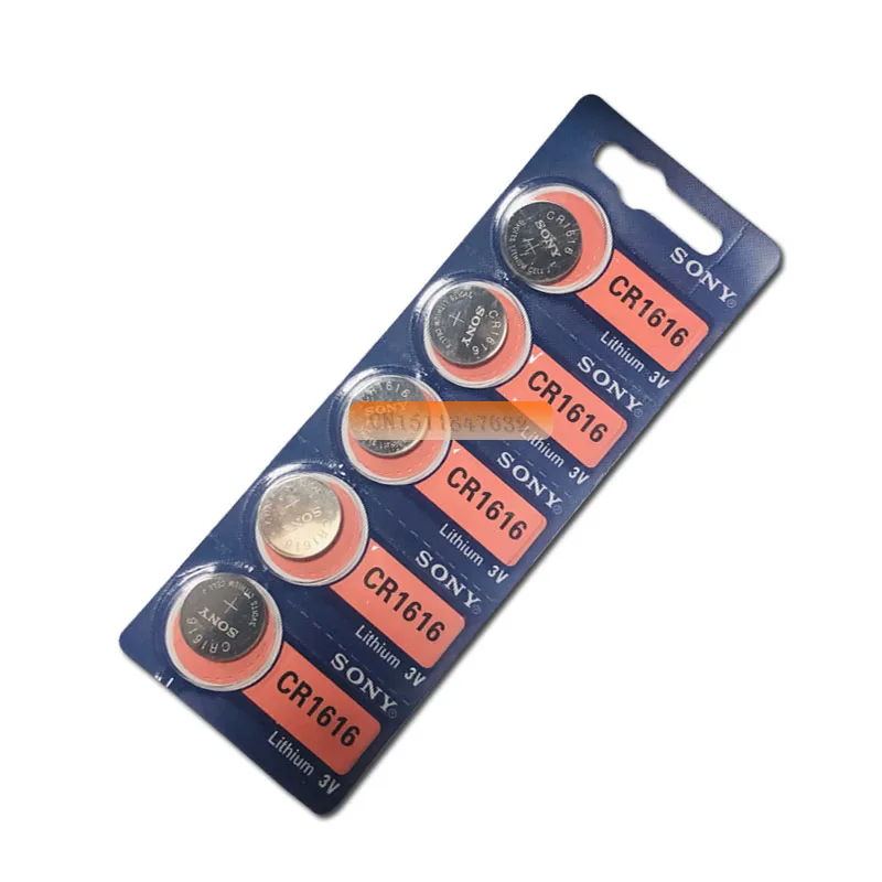 1 шт. Sony 100% оригинальная CR1616 Кнопочная батарея для часов автомобильный пульт