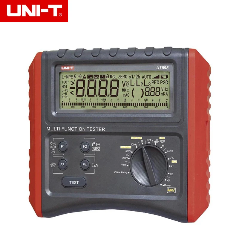 UNI T UT595 Многофункциональный Электрический тестер безопасности RCD контурная
