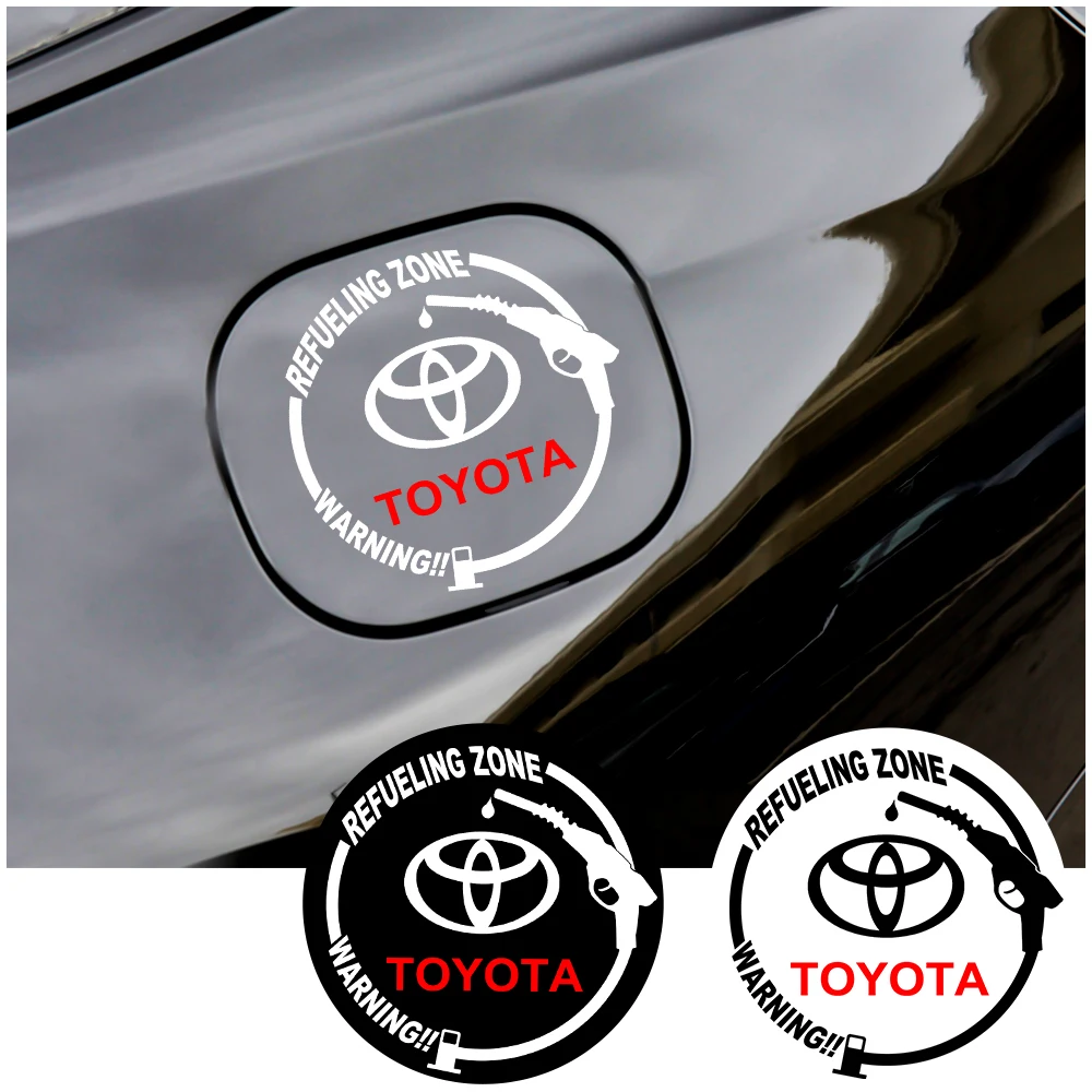 

New Car Fuel Tank Cap Stickers Decorative Car Body Sticker Decal For Toyota Corolla Yaris Rav4 Avensis Auris Camry C-hr 86 Priu