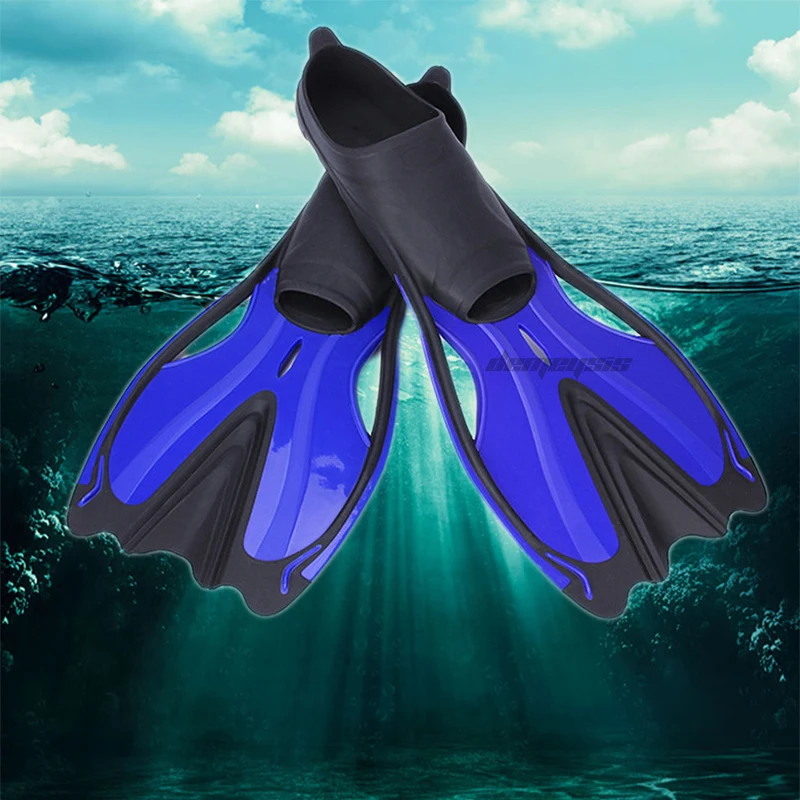 Плавники для взрослых ласты подводного плавания Нескользящие удобные