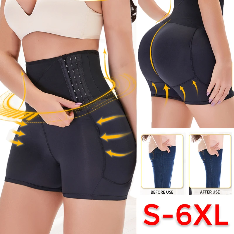 

Womens Enhancer Butt Lifter Tummy Control Panties High Waist Padded Body Shaper Briefs Fajas Colombianas Belly Sheath Shapewear