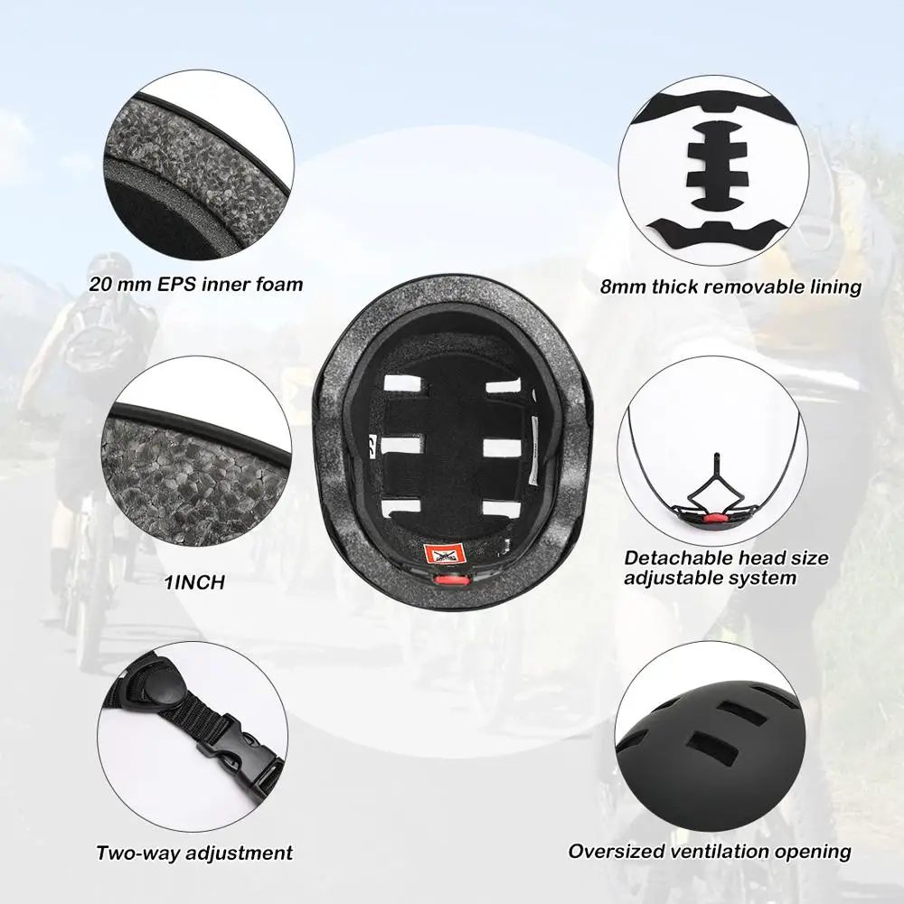 

Professional Cycling Helmet Mountain Bike Road Bicycle Climbing Skating Scooter Outdoor Sports Safety Cap Adjustable Helmets